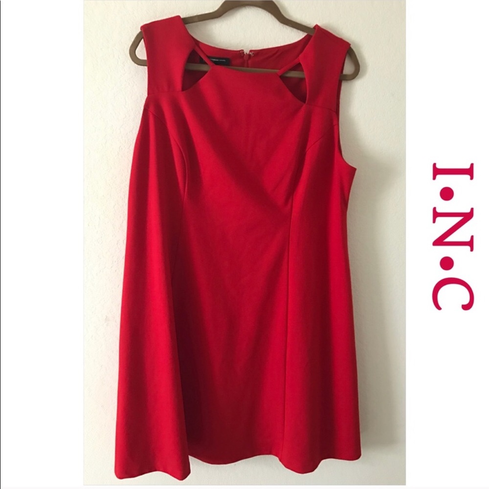 I.N.C. Red Shift Dress